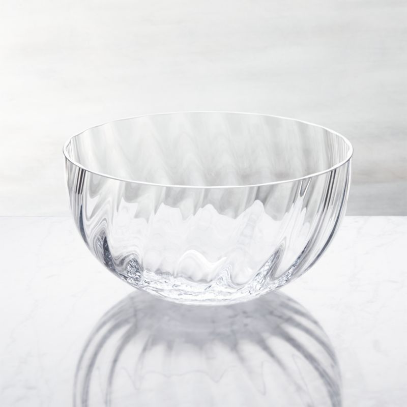 Julia Large Glass Serving Bowl Crate and Barrel