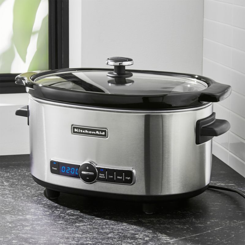KitchenAid 6Qt. Slow Cooker + Reviews Crate and Barrel