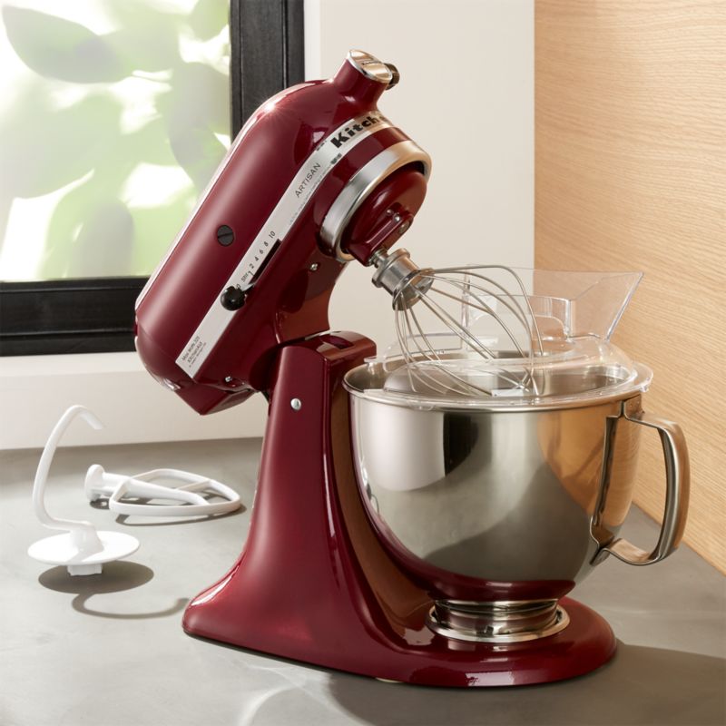 KitchenAid Artisan Bordeaux Stand Mixer + Reviews Crate and Barrel