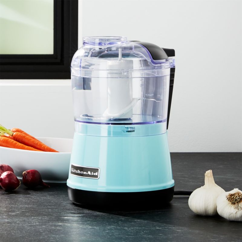KitchenAid ® Ice Blue 3.5 Cup Food Chopper Crate and Barrel
