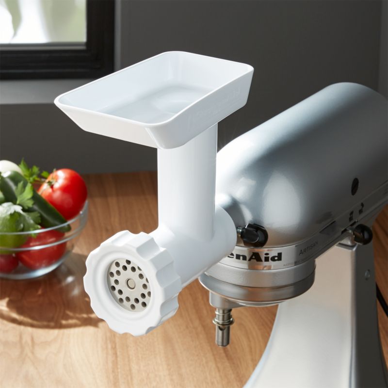 KitchenAid Stand Mixer Food Grinder Attachment + Reviews Crate and Barrel
