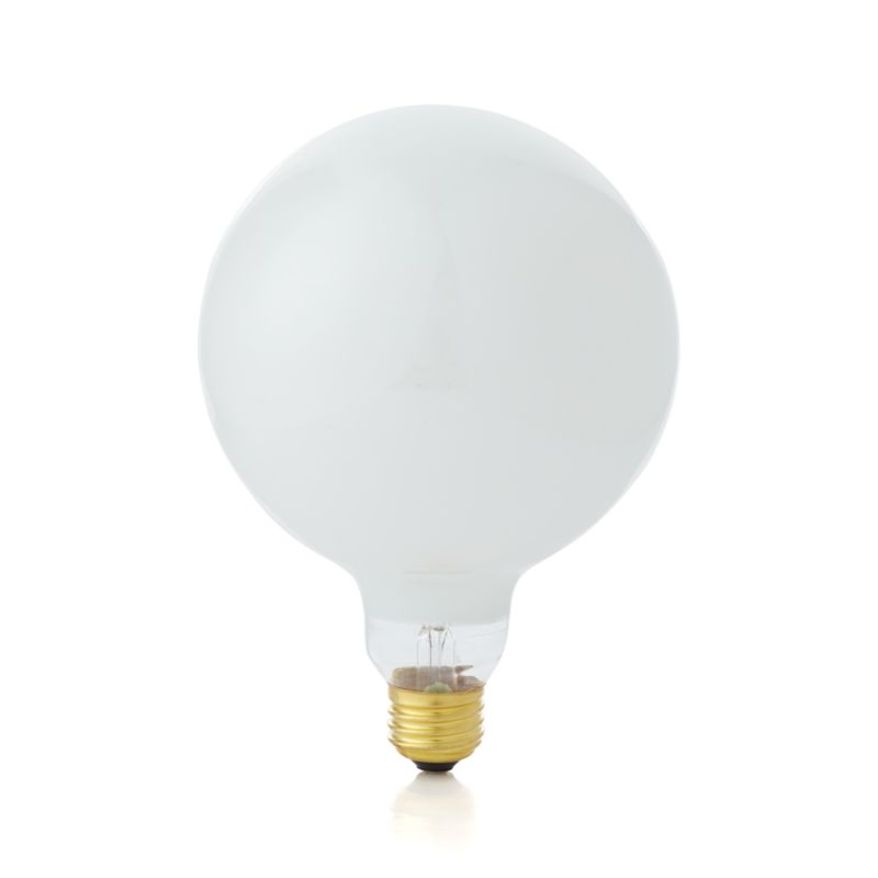Large 60W Soft White Globe Light Bulb + Reviews Crate and Barrel