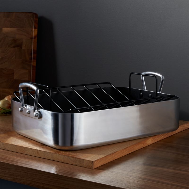 Large Roasting Pan + Reviews Crate and Barrel