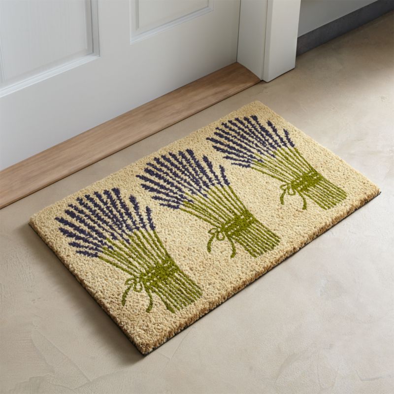 Lavender Doormat Crate and Barrel