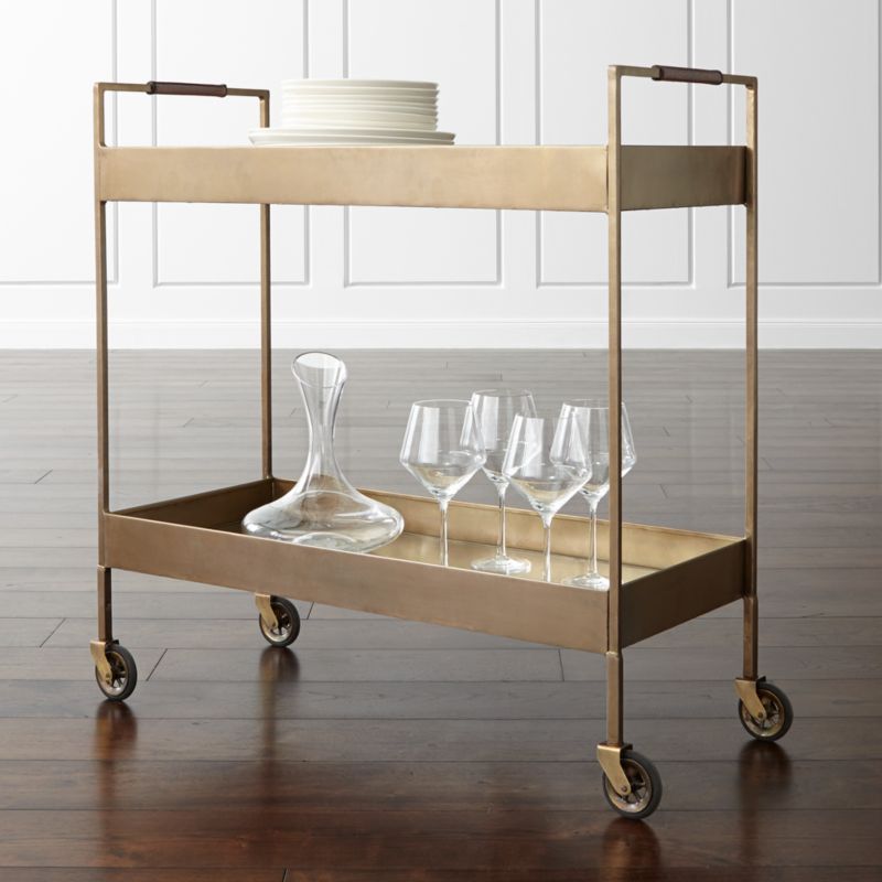 Libations Bar Cart + Reviews Crate and Barrel