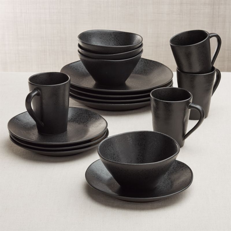 black dinnerware sets Home Design Ideas and Inspiration Country