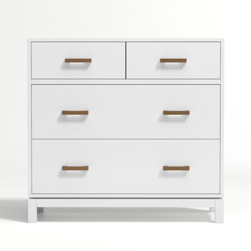 Enjoy free shipping on most stuff, even big stuff. kids parke white 4 drawer chest reviews crate and barrel