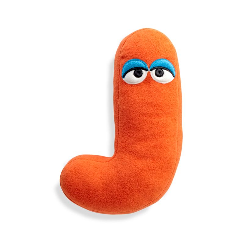 Sesame Street Letter J Throw Pillow + Reviews Crate and Barrel