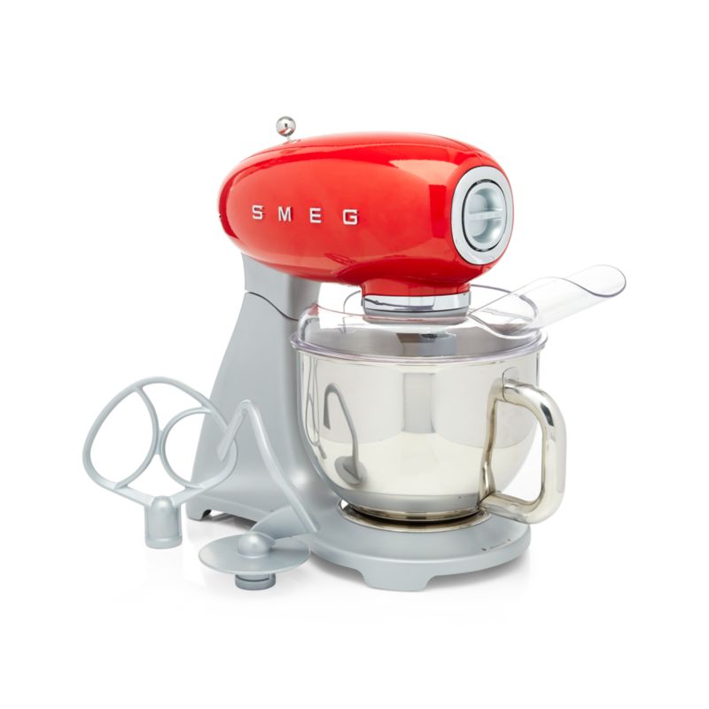 SMEG Red Stand Mixer + Reviews Crate and Barrel