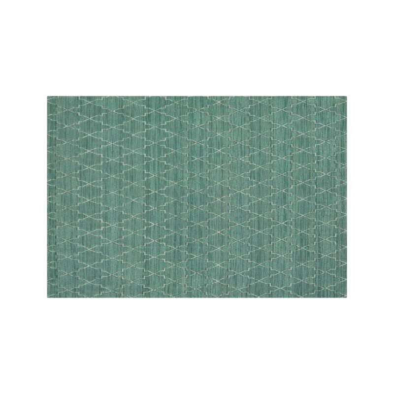 Tochi Robin Blue 4'x6' Rug Crate and Barrel