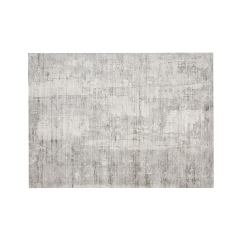Tottori Grey Abstract Rug 9'x12' + Reviews Crate and Barrel