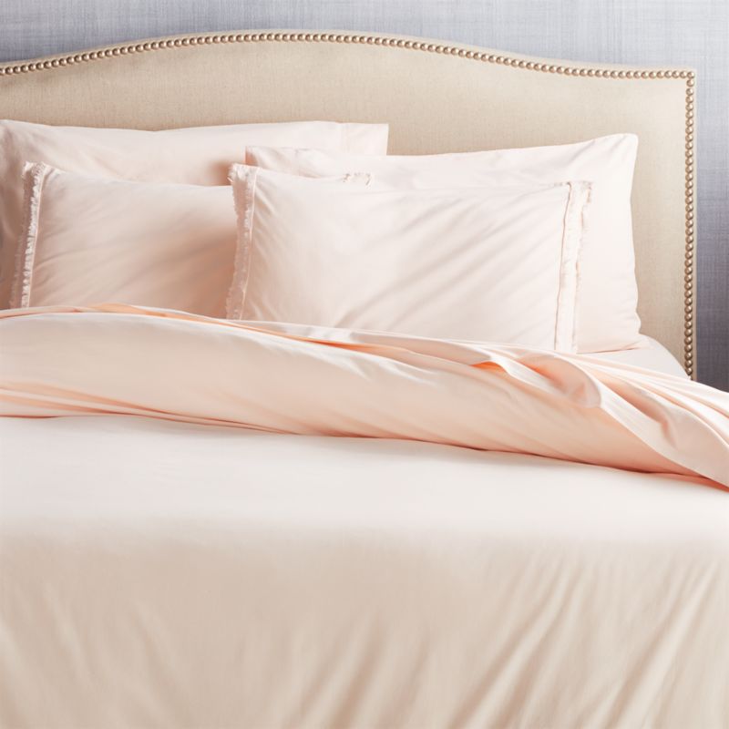 blush duvet cover
