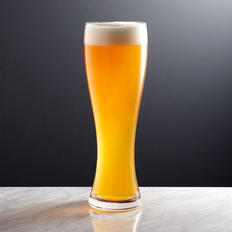Wheat Beer Glass + Reviews Crate and Barrel