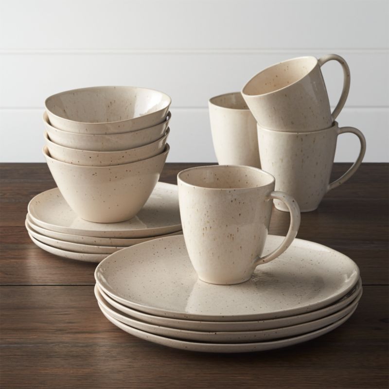 Wilder 16-Piece Dinnerware Set | Crate and Barrel (800 x 800 Pixel)