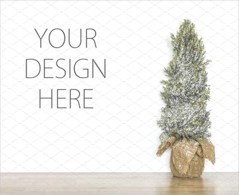 23+ Foremost Christmas Tree Mockups Free PSD Templates