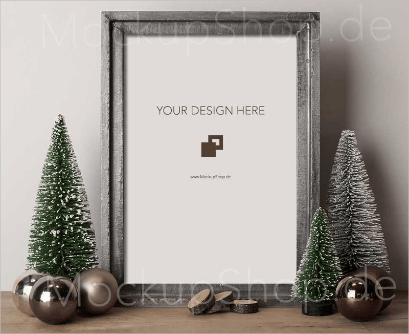 23+ Foremost Christmas Tree Mockups Free PSD Templates