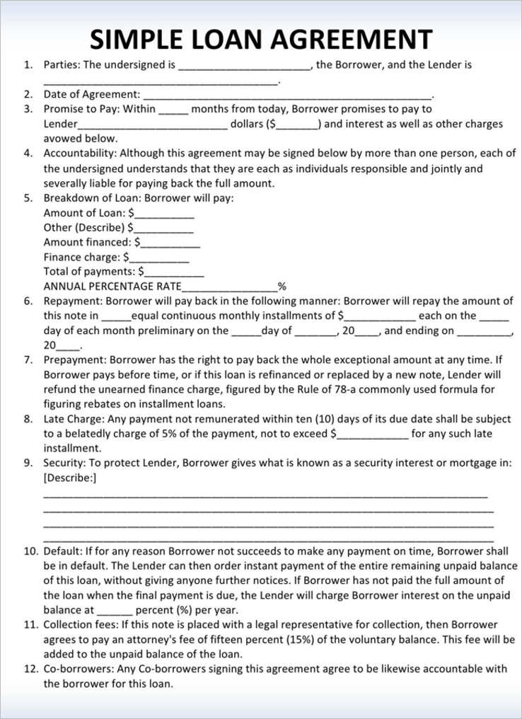 21+ Loan Agreement Template Free Word, Excel, PDF Formats