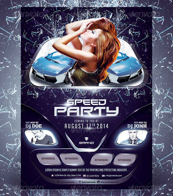 16+ Car Show Flyer Templates Free PSD, Word Samples