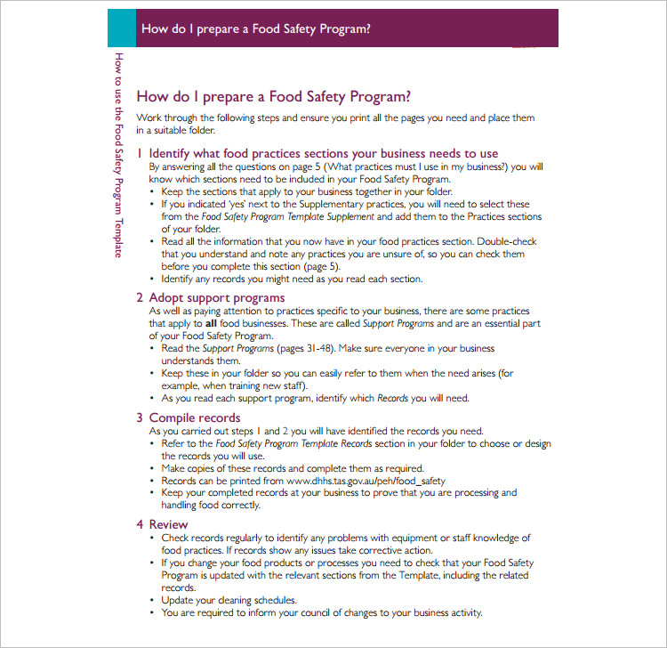 17+ Program Templates Free Word, PSD Formats