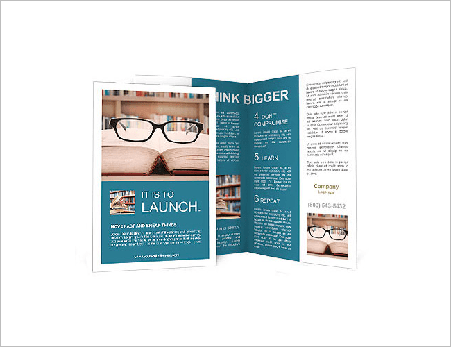 20+ Library Brochure Templates Free PSD Sample Design Ideas