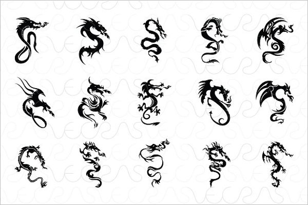 Dragon Tattoo Design Templates || Free & Premium 400_x_600_png