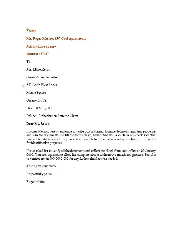 40+ Authorization Letter Sample Templates Free PDF, Word Formats