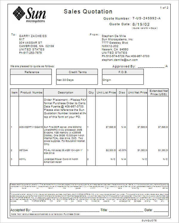 Quote Templates Free & Easy Download Invoice Simple