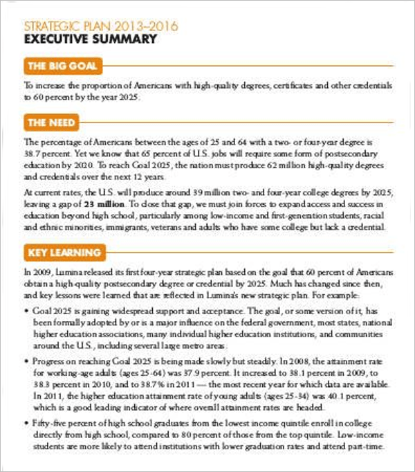 32+ Executive Summary Templates Free Word, PPT, PDF Formats