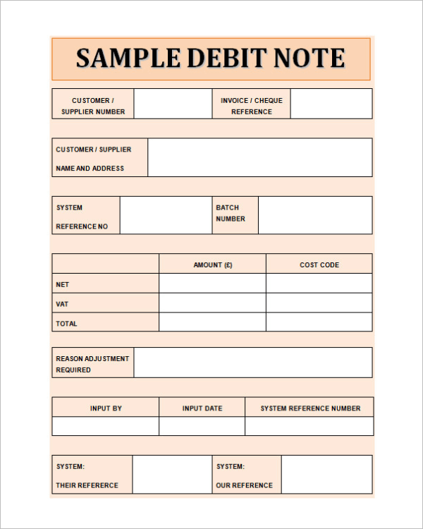 16+ Free Debit Memo Templates Word, PDF, Excel Formats