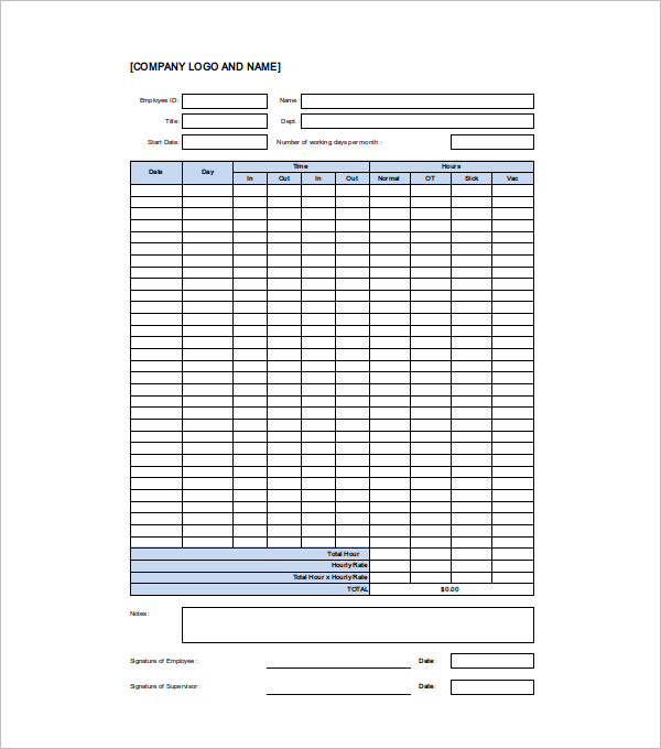 21+ Time Log Templates Free PDF, Word, Excel Formats