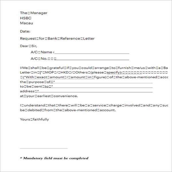 36+ Free Reference Letter Formats PDF Sample Templates