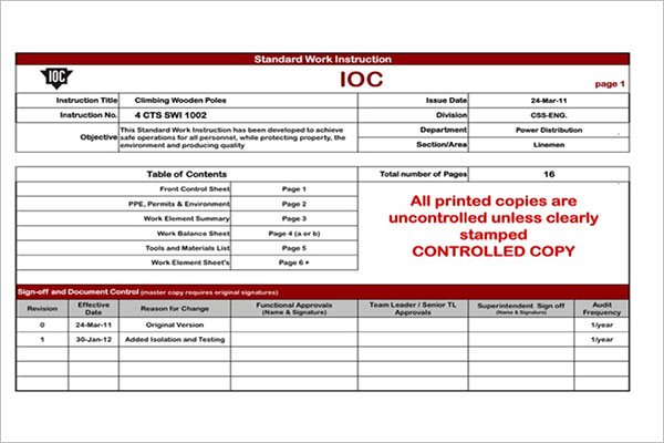 How to Write Effective SOPs & Work Instructions: Free Template