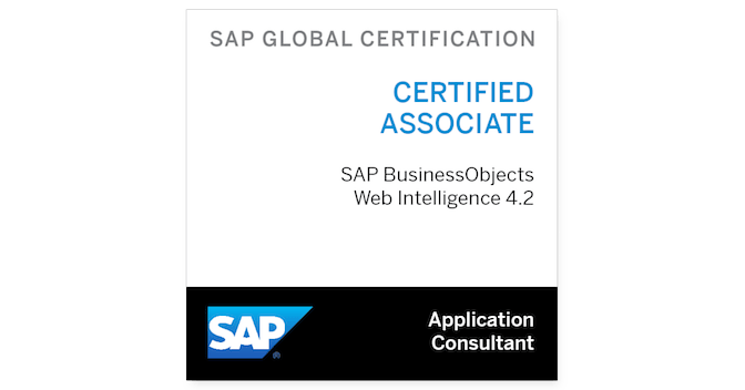 SAP Certified Application Associate SAP BusinessObjects