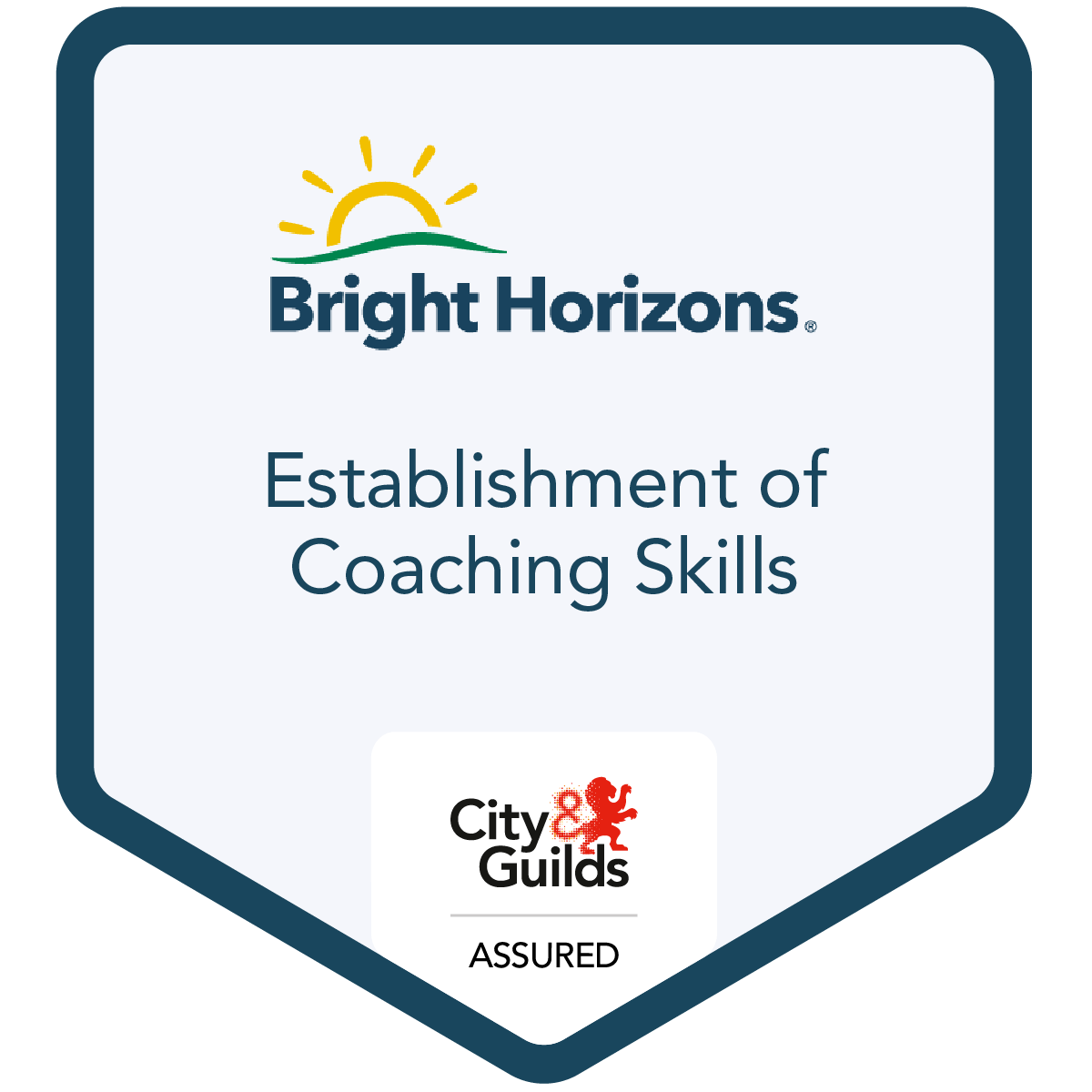 The Establishment of Coaching Skills Bright Horizons Limited Credly