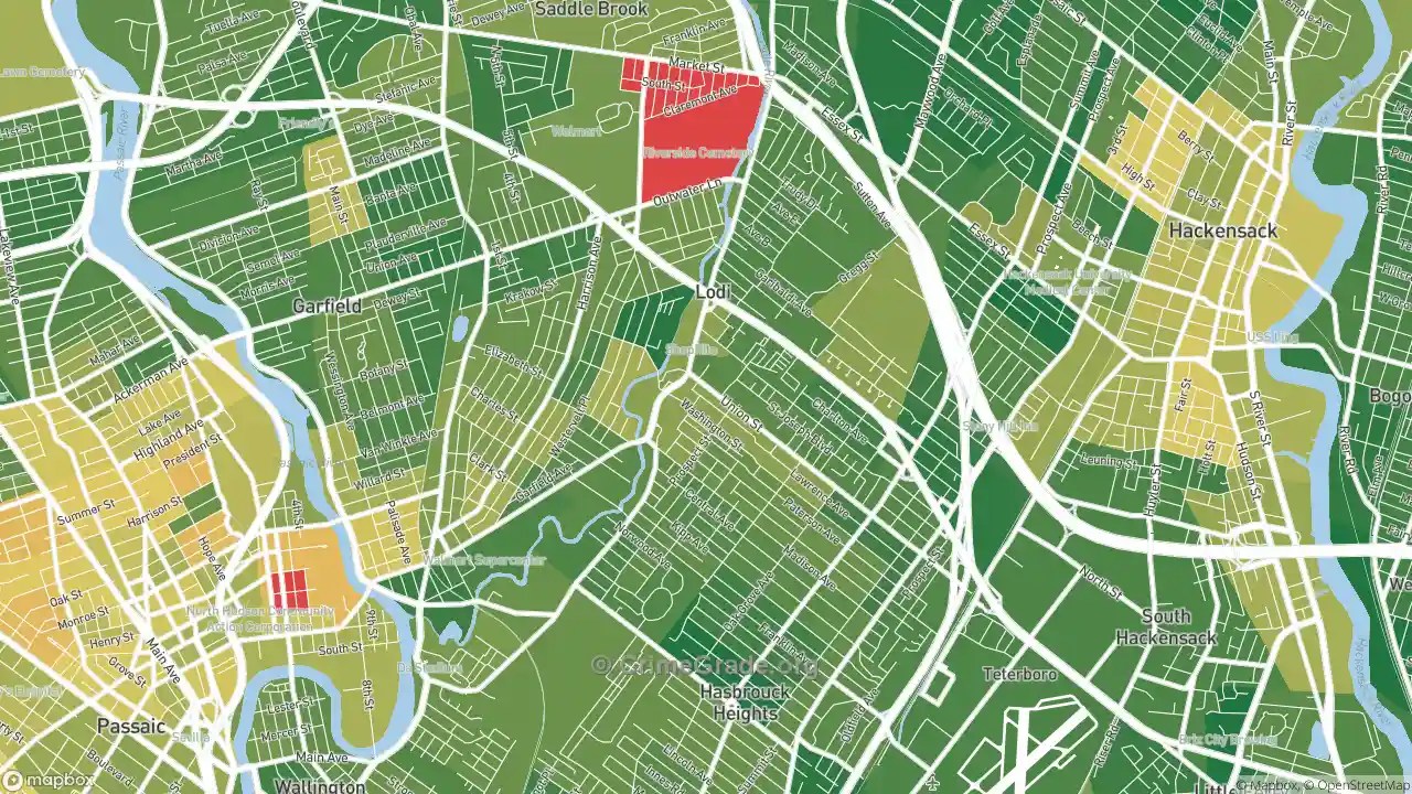 Lodi, NJ Arson Rates and Arson Maps