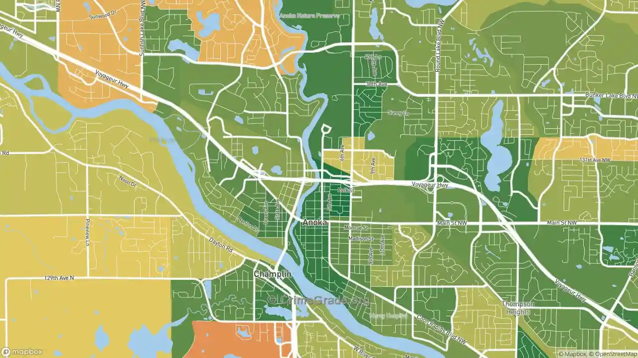 Anoka, MN Murder Rates and Murder Maps