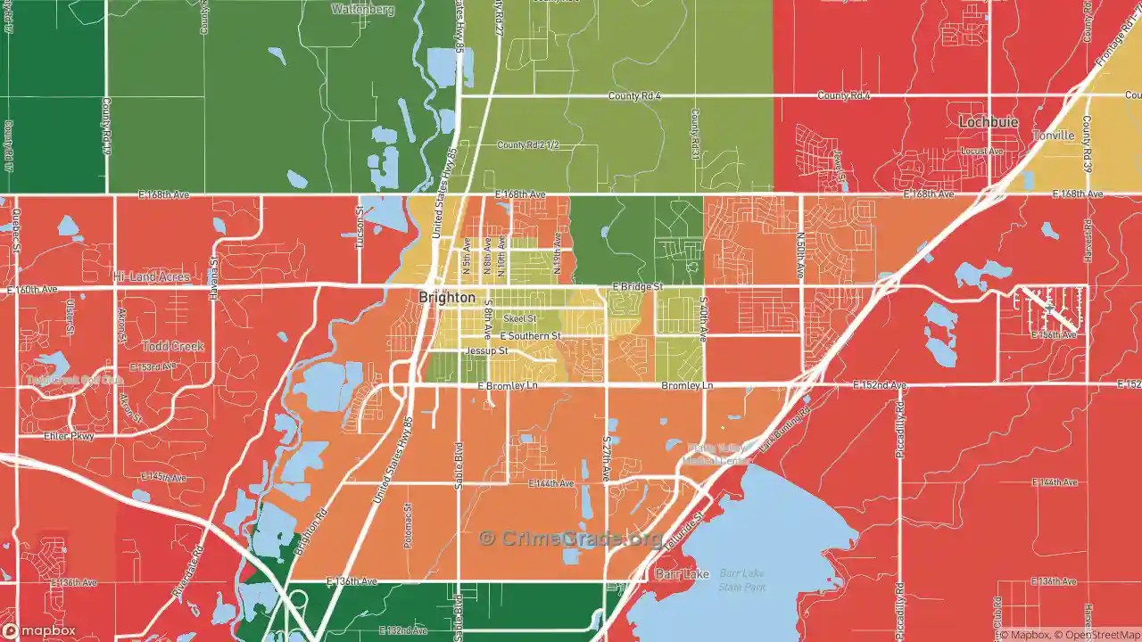 Brighton, CO Murder Rates and Murder Maps