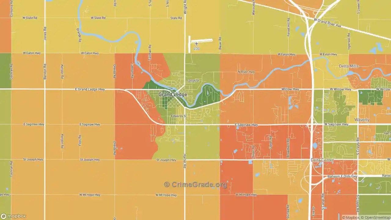 Grand Ledge, MI Murder Rates and Murder Maps