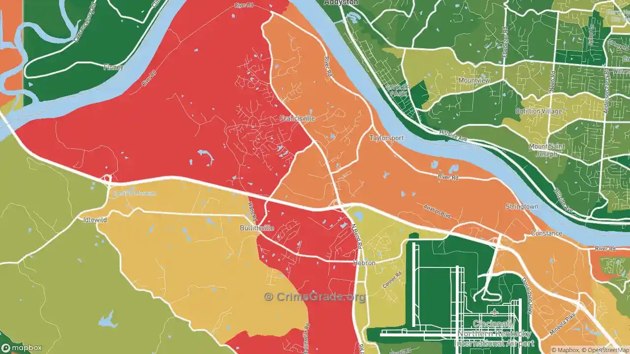 Hebron, KY Murder Rates and Murder Maps