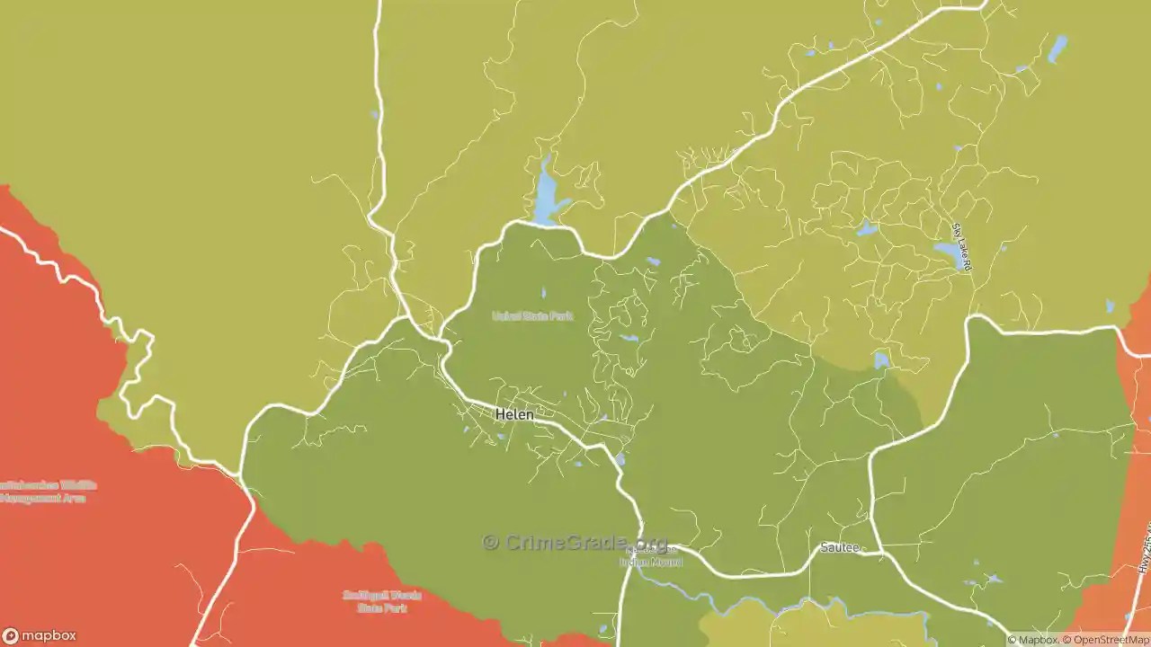 Helen, GA Murder Rates and Murder Maps