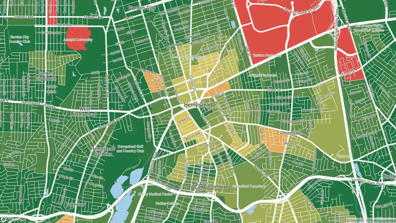 Hempstead, NY Murder Rates and Murder Maps