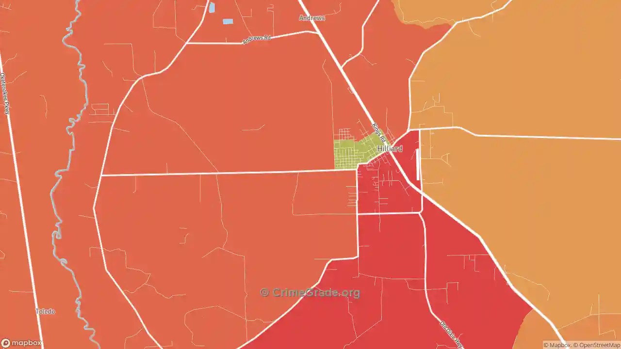 Hilliard, FL Murder Rates and Murder Maps