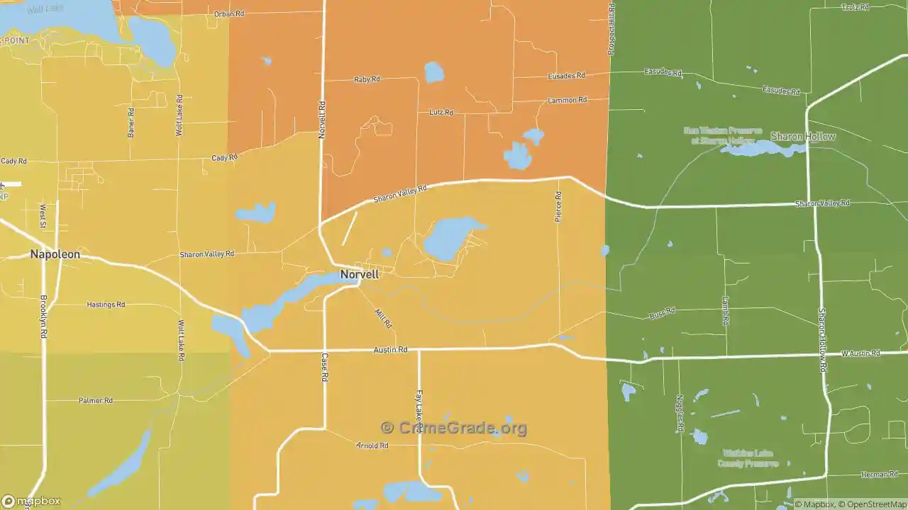 Norvell, MI Murder Rates and Murder Maps