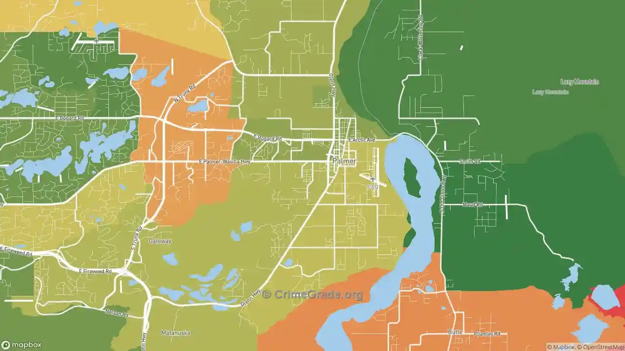 Palmer, AK Murder Rates and Murder Maps