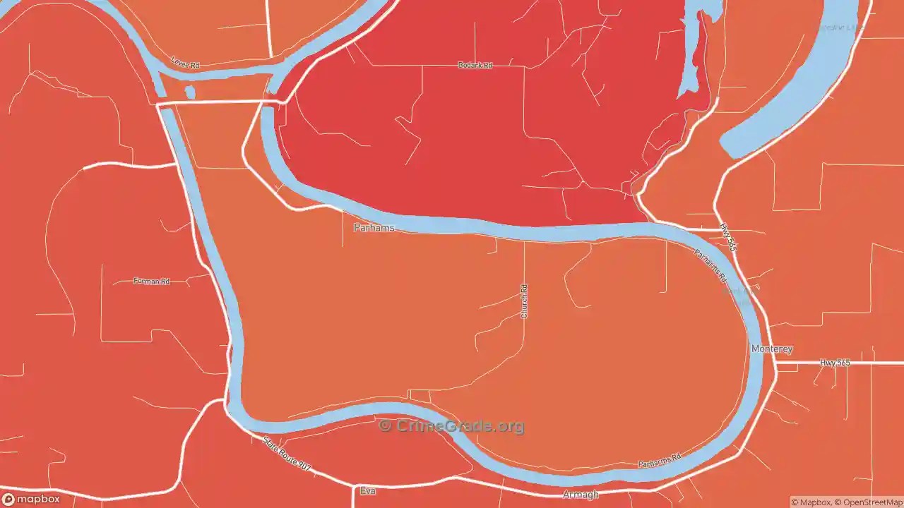 Parhams, LA Murder Rates and Murder Maps