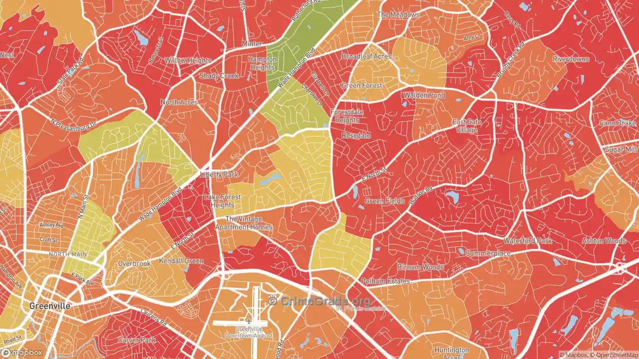 Wade Hampton, SC Murder Rates and Murder Maps