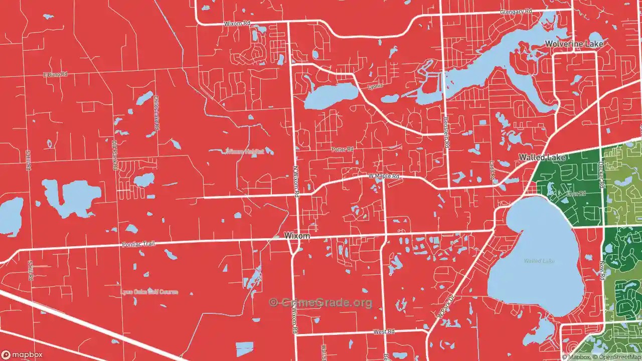 Wixom, MI Murder Rates and Murder Maps