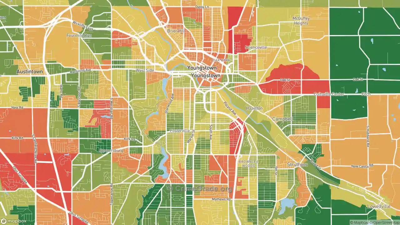 Youngstown, OH Murder Rates and Murder Maps