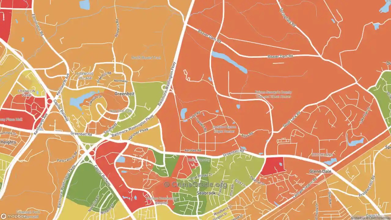 The Safest and Most Dangerous Places in 20771, MD Crime Maps and