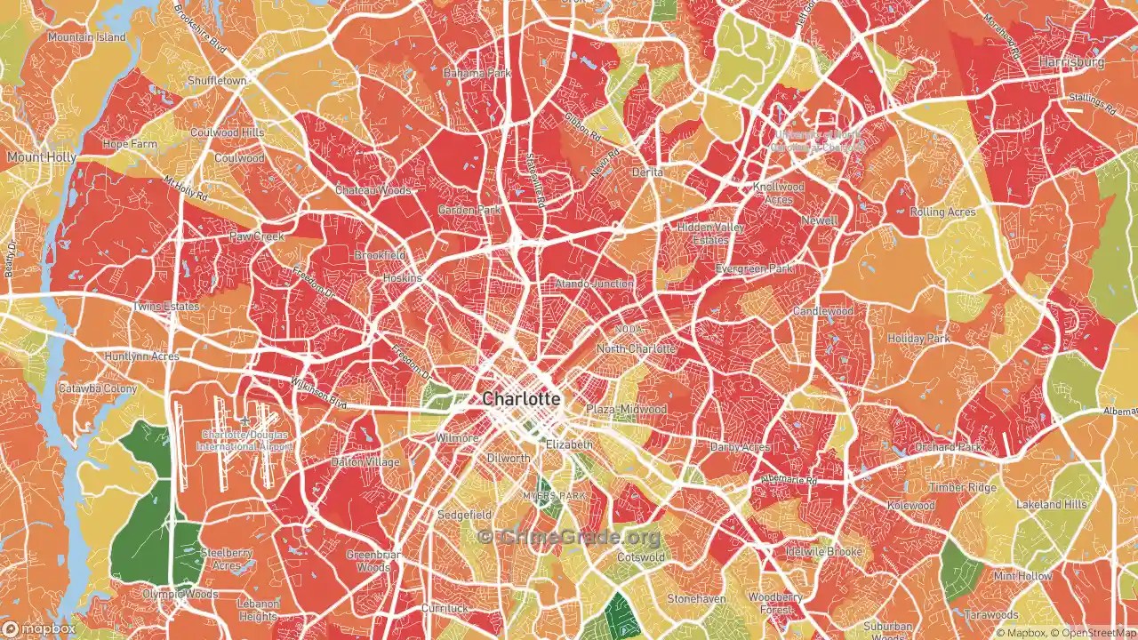 The Safest and Most Dangerous Places in 28206, NC Crime Maps and